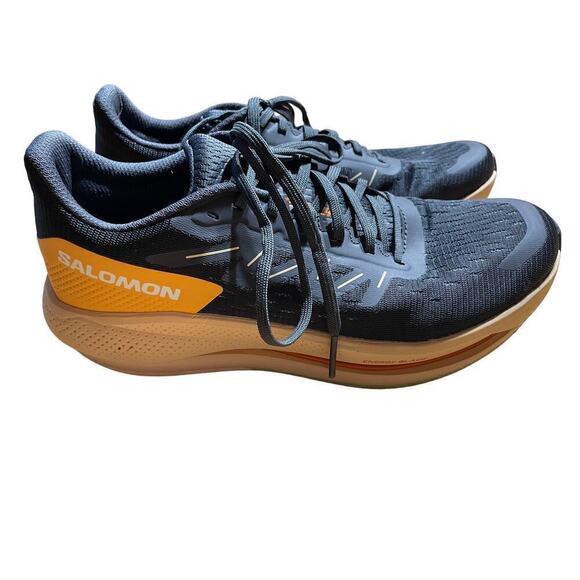 Women's Salomon Spectur Running shoe. Navy/Orange. Size 9 - Picture 1 of 5